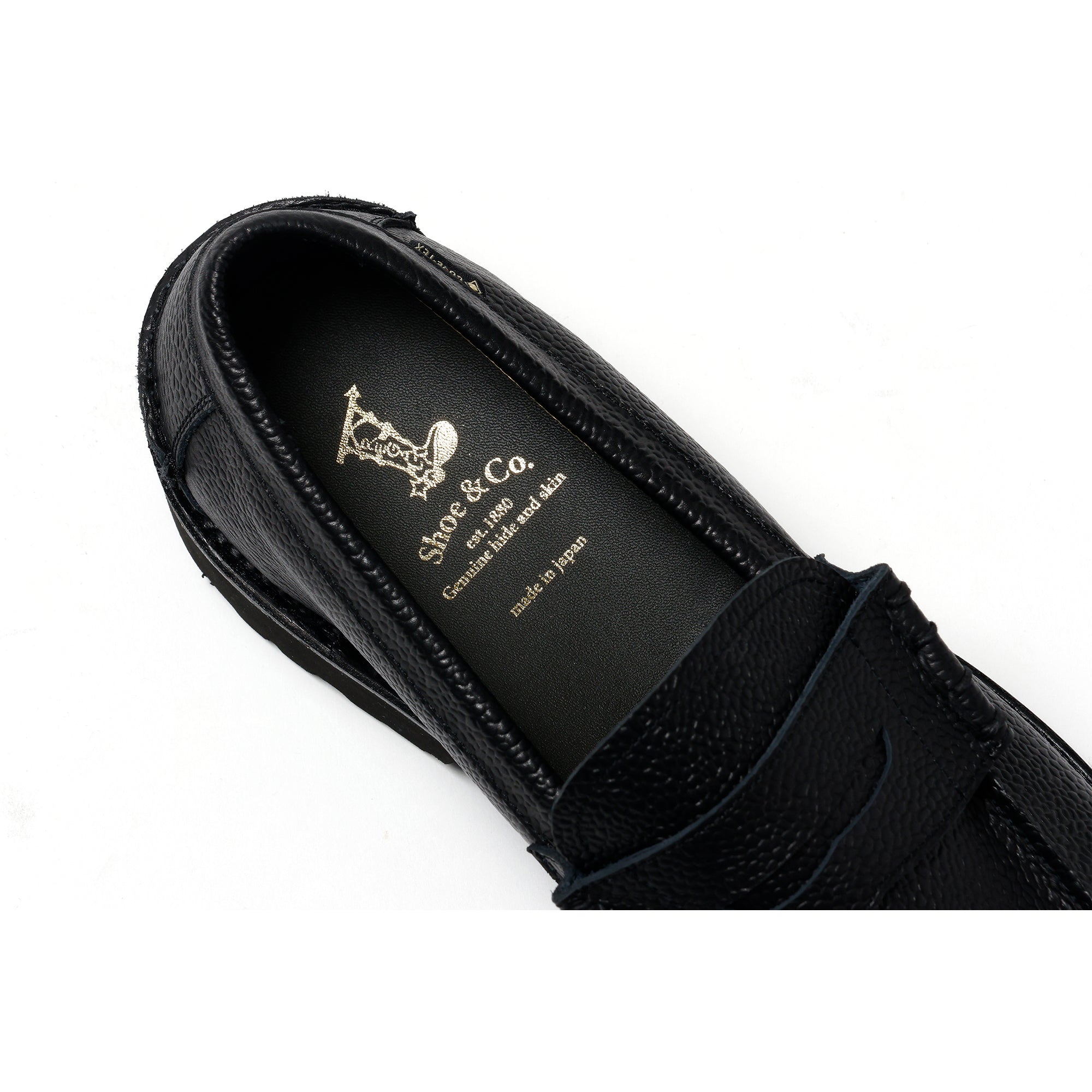 Beefroll_Loafer GORE-TEX Black Embossed – REGAL Shoe & Co.