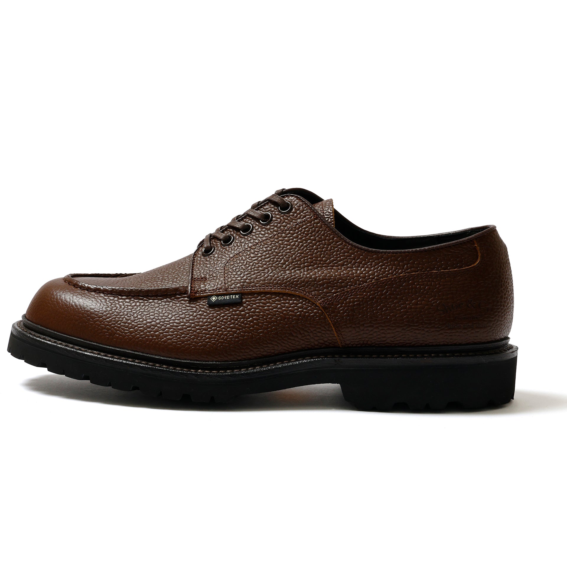 U-Tip GTX _Dark Brown Embossed – REGAL Shoe & Co 