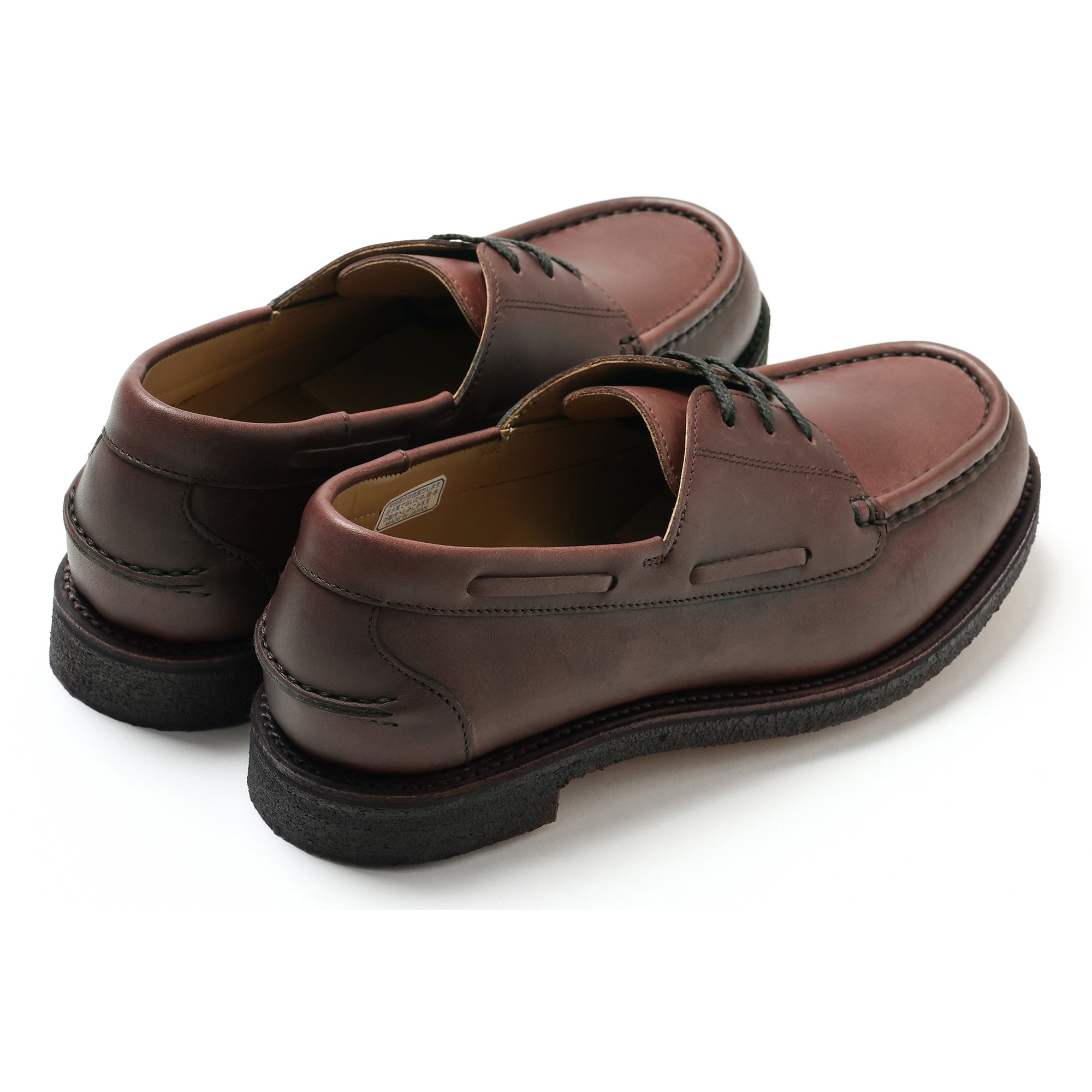 Men's 3 Eyelet Moc Toe_Dark Brown – REGAL Shoe & Co.